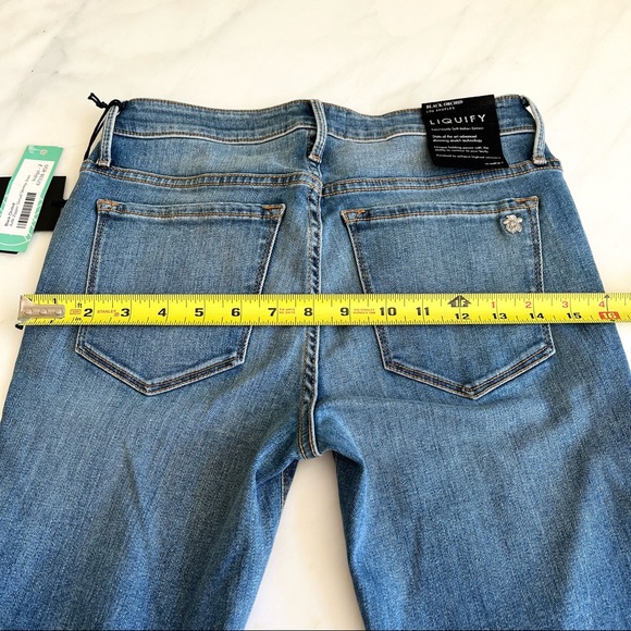 Black Orchid Jude Zipper Detail Skinny Jean Indigo Sz 26 - Picture 13 of 13